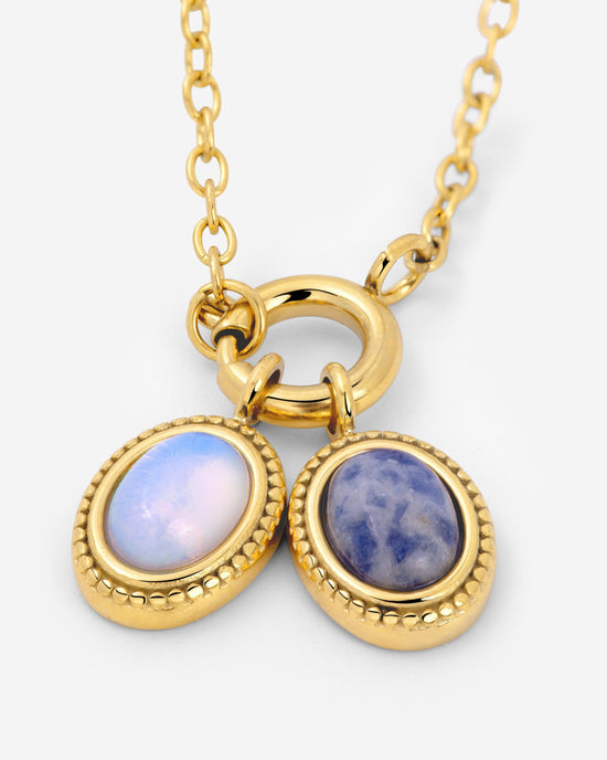 Classic Chain Charm Necklace Set