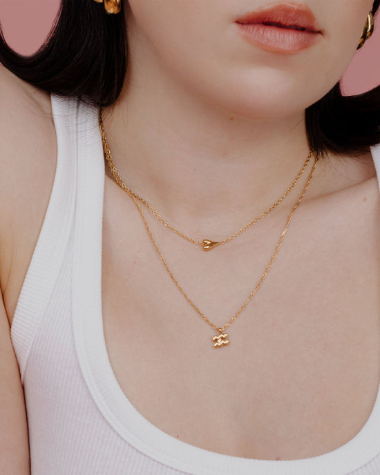 Aquarius Bubble Necklace Rose Gold