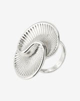 Winding Spiral Ring Silver