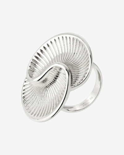 Winding Spiral Ring Silver