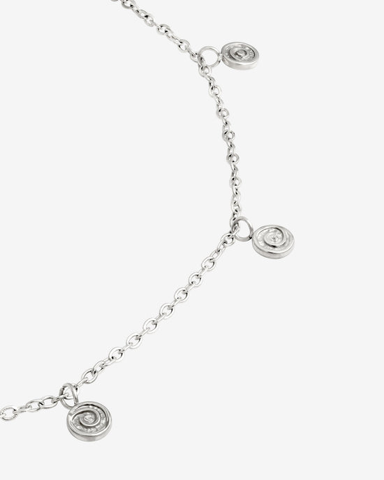 Swirl'n Choker Silver