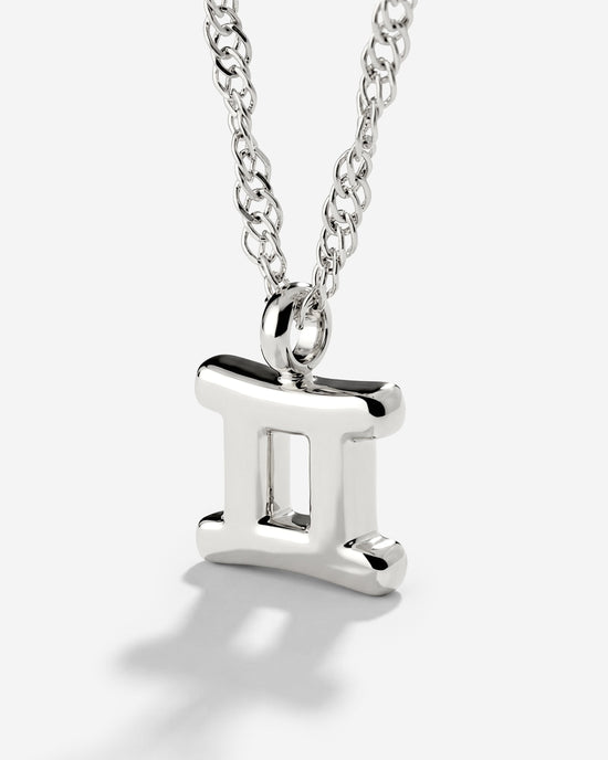 Gemini Bubble Necklace Silver