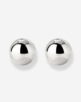Bubbly Studs Medium Silver