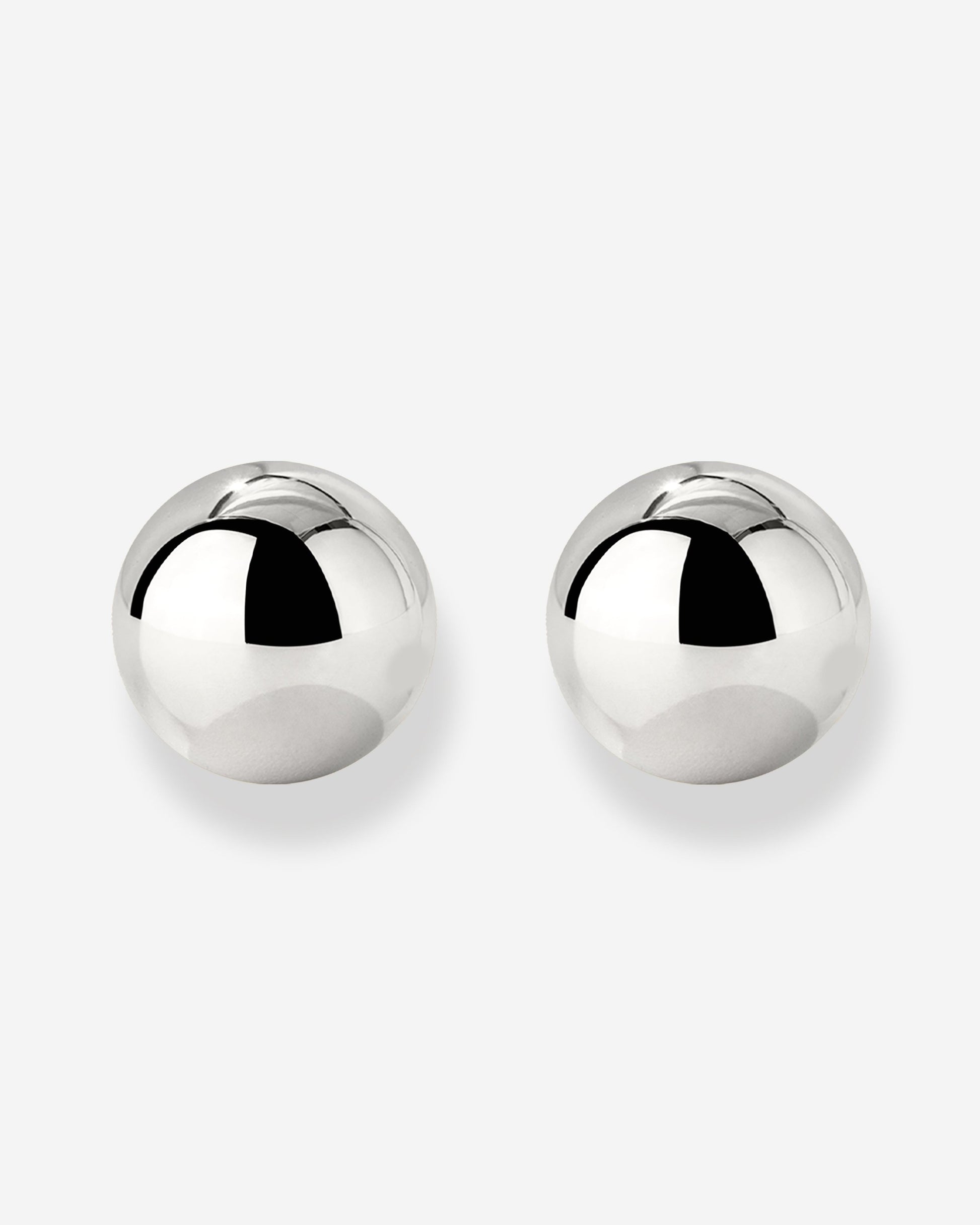 Bubbly Studs Medium Silver