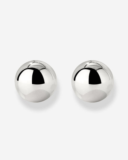 Bubbly Studs Medium Silver