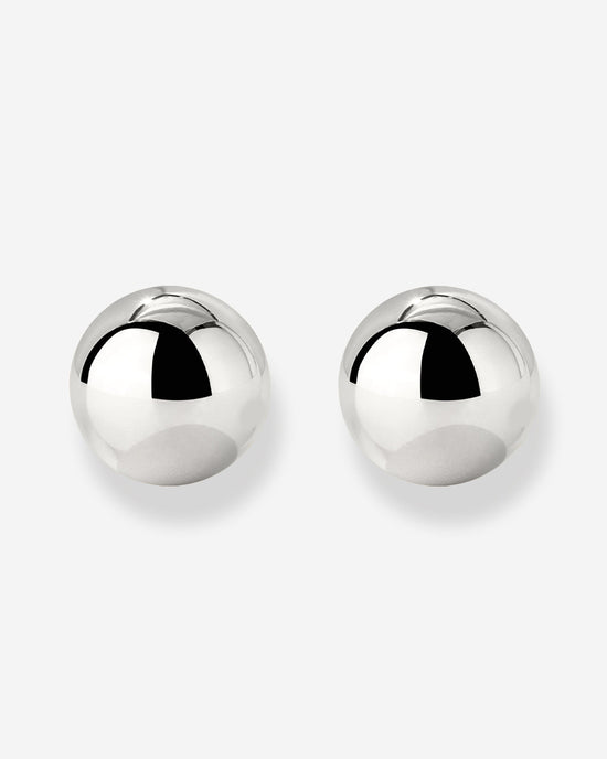 Bubbly Studs Medium Silver