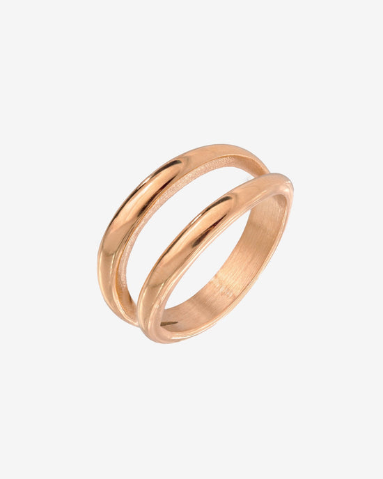 Duality Ring Rose Gold