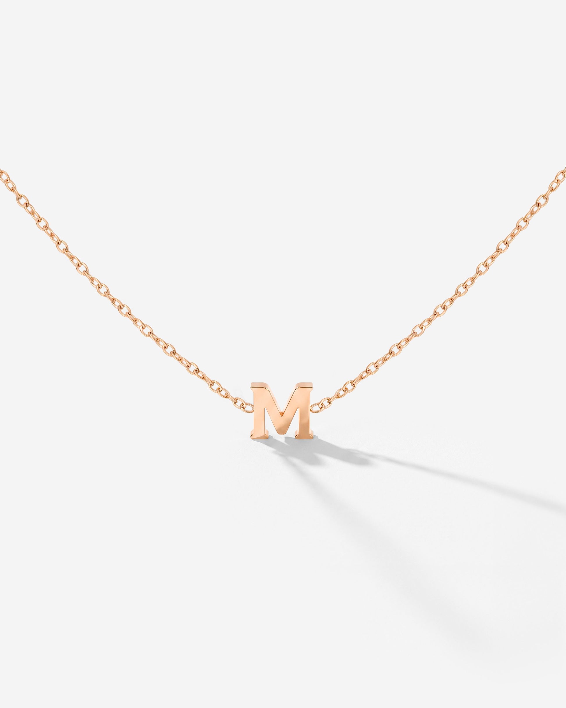 Tiny Letter Necklace