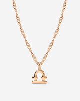 Libra Bubble Necklace Rose Gold