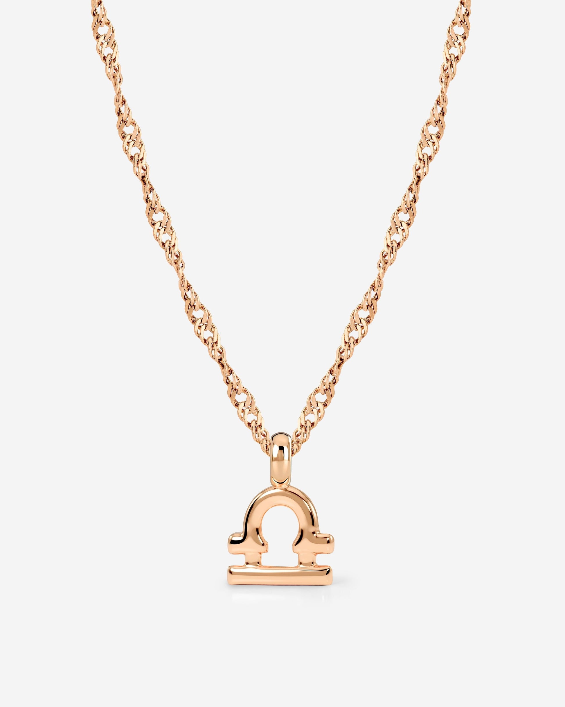 Libra Bubble Necklace Rose Gold