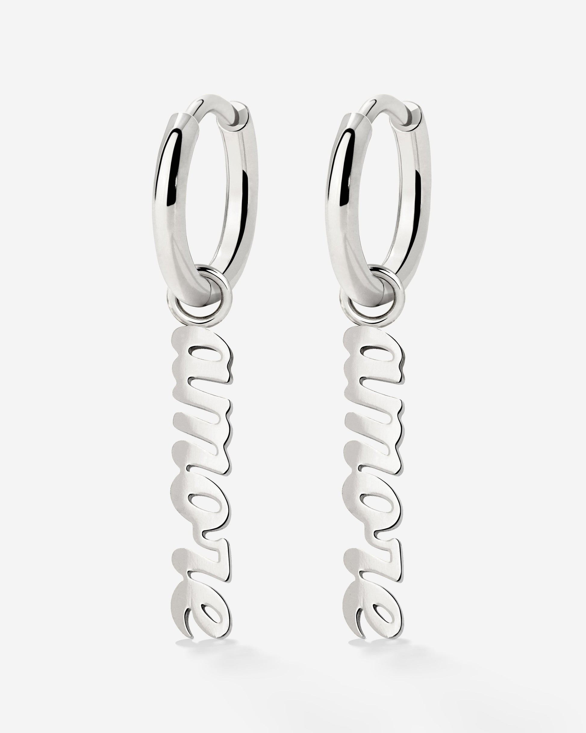 Amore puro Hoop Set Small Silver