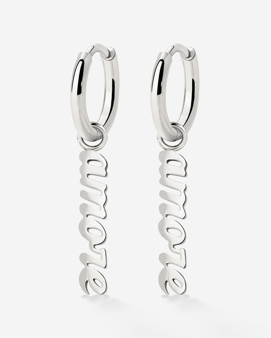 Amore puro Hoop Set Small Silver