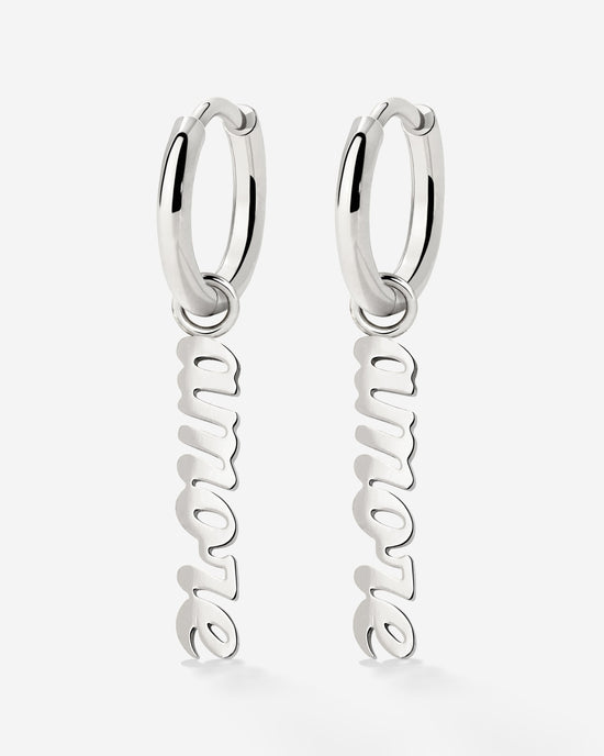 Amore puro Hoop Set Small Silver