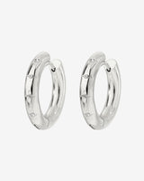 Cute Stargaze Hoops Medium Silver