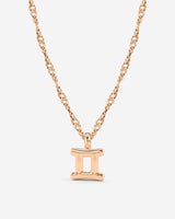 Gemini Bubble Necklace Rose Gold