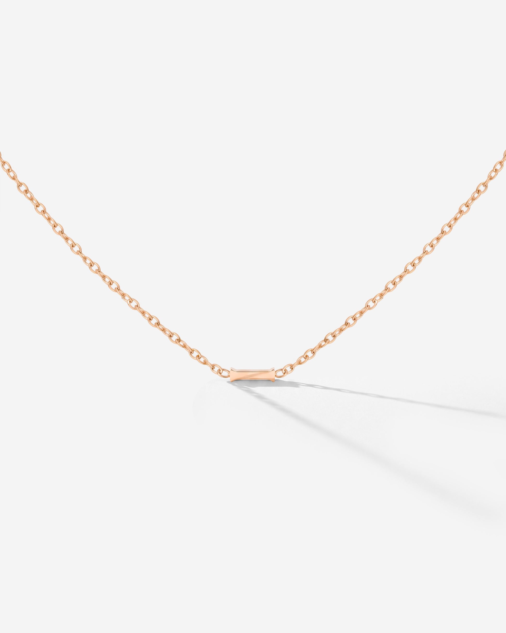 Tiny Letter Necklace