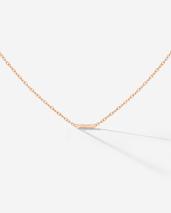 Tiny Letter Necklace