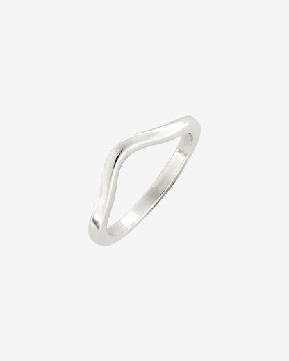 Gentle Curve Ring Silver