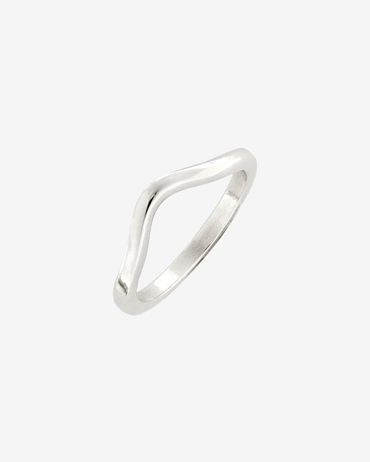 Gentle Curve Ring Silver