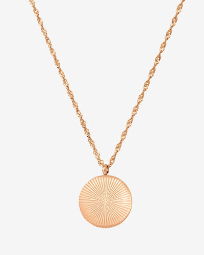 Rise & Shine Necklace Rose Gold
