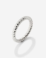 Endless Twist Ring Silver