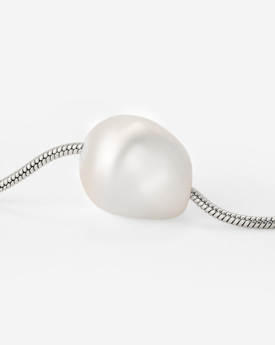 Minimalist Pearl Bundle Silver