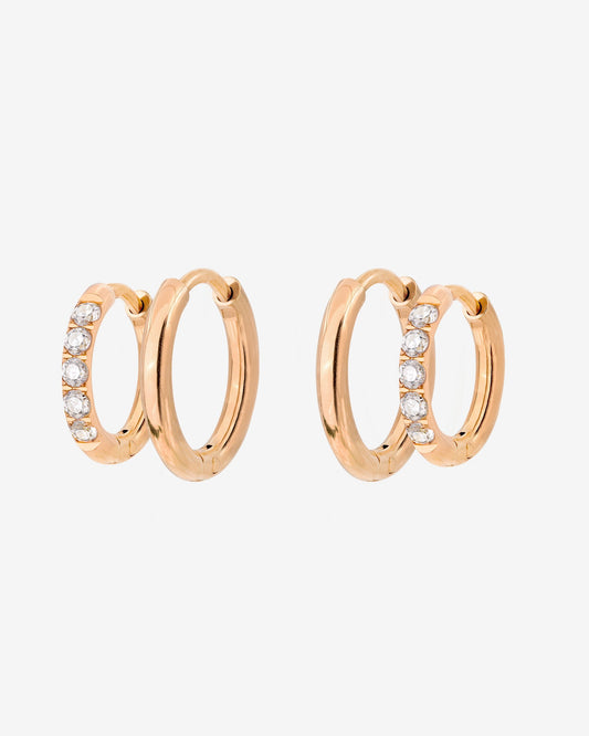 Glow 'n' Go Hoop Bundle Rose Gold