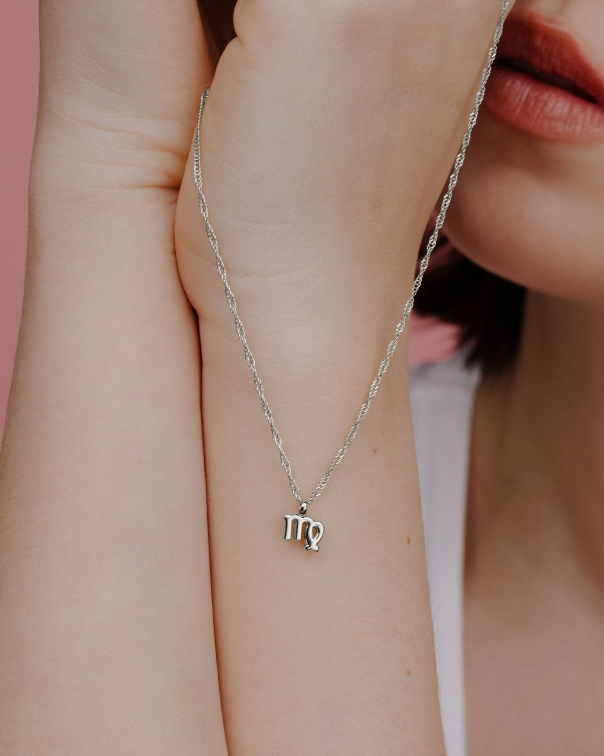 Virgo Bubble Necklace Silver