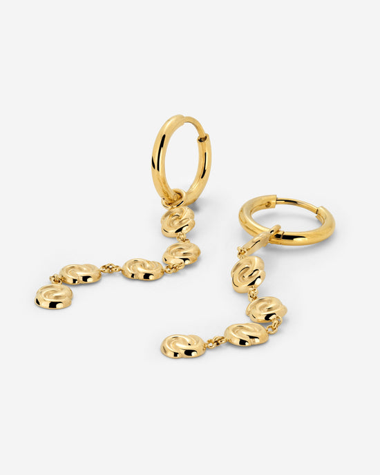 Tides of Time Hoop Set Small gold