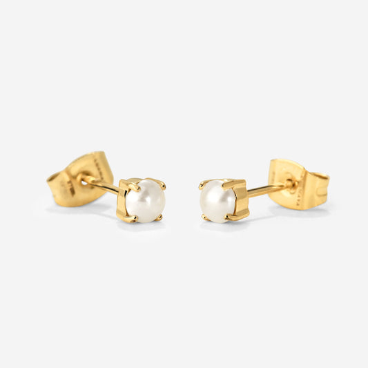 Dream Pearl Studs Stud Earrings Gold