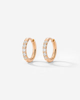 Glimmer Hoops Baby Rose Gold