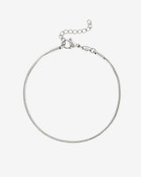 Round Snake Bracelet Silver