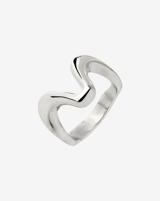 High 'n' Low Ring Silver