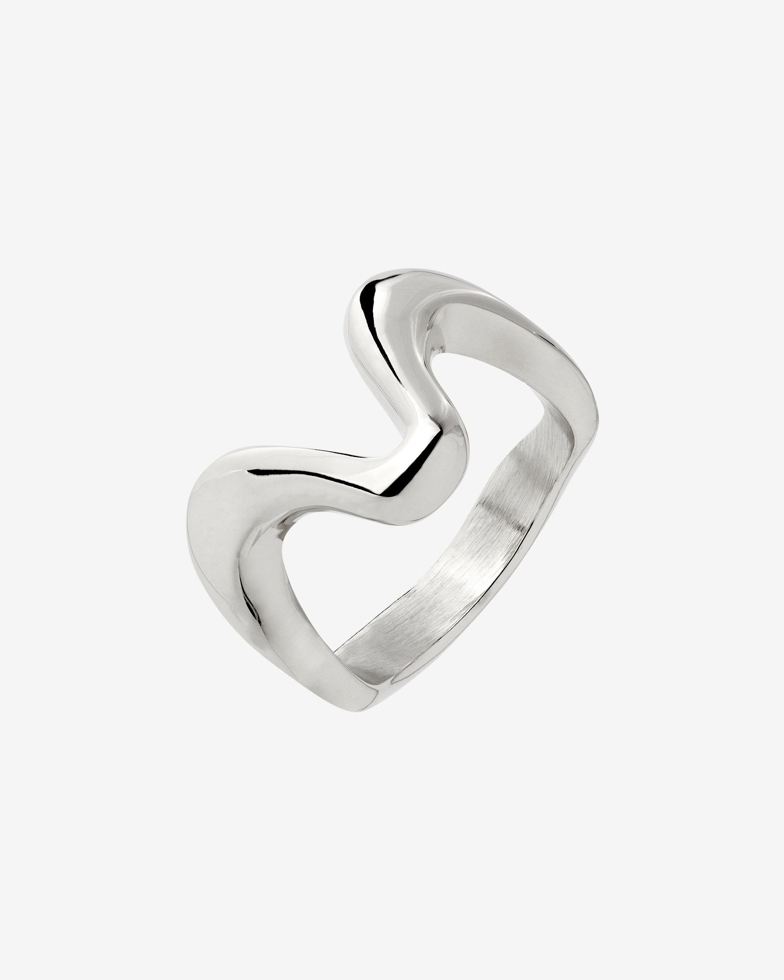 High 'n' Low Ring Silver