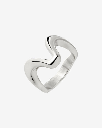 High 'n' Low Ring Silver