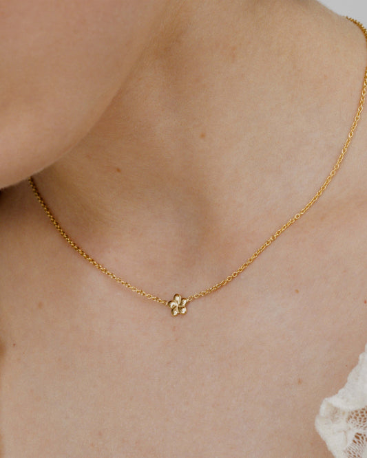 Floral Glow Choker Gold