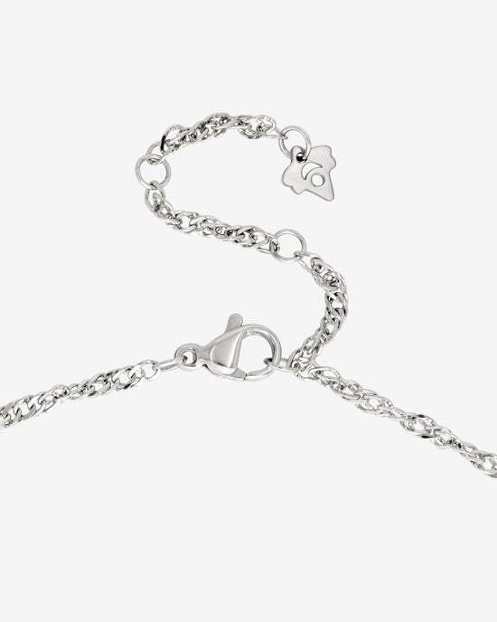 Drop it Necklace Silver