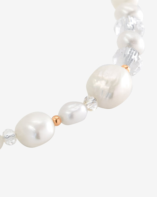 Icy Cool Pearl Necklace Rose Gold