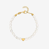 Love me a Pearl Bracelet gold