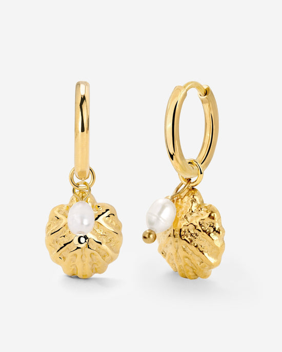Ocean Lovers Hoop Set Small Gold