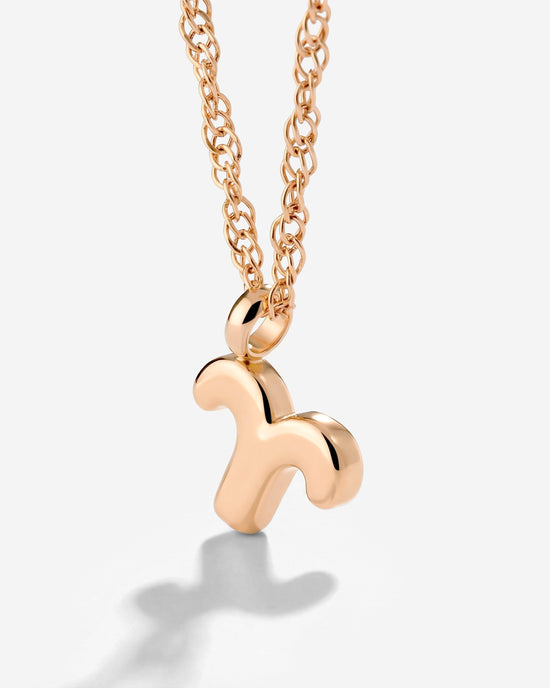 Aries Bubble Necklace Rose Gold