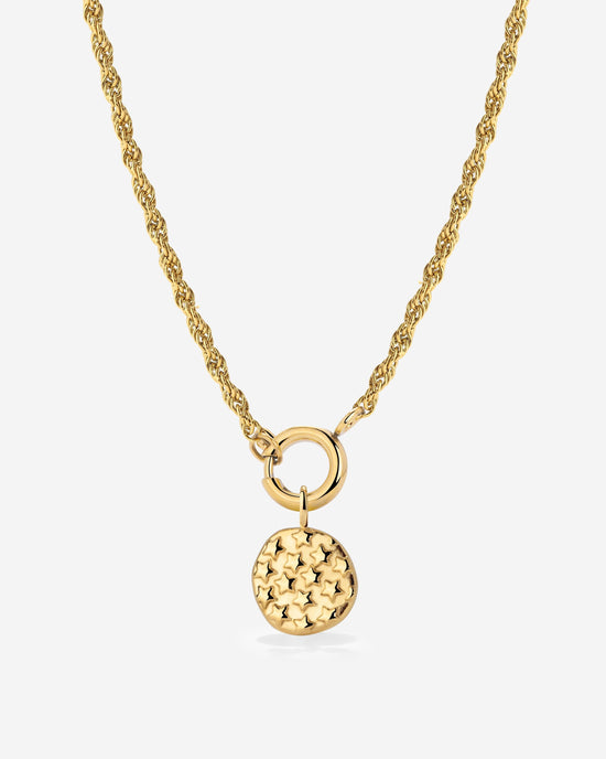 Starry Skies Rope Chain Necklace Set gold