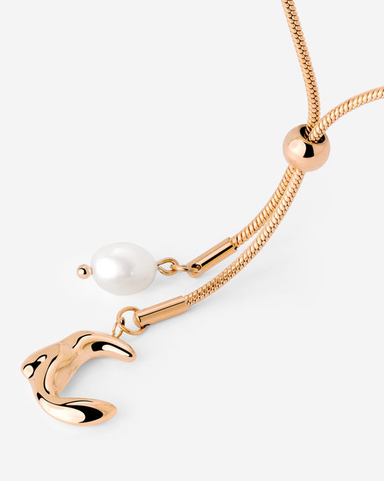 Joyful Jule Y-Necklace Rose Gold