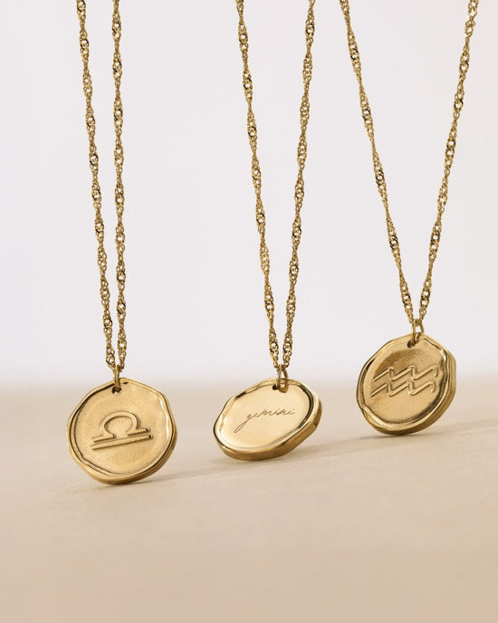 Zodiac Necklace – Gemini Silver