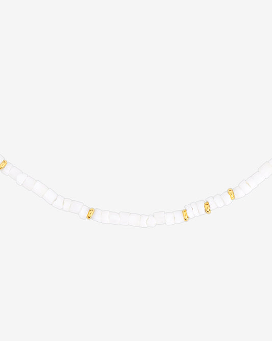 Puka Shell Necklace Gold