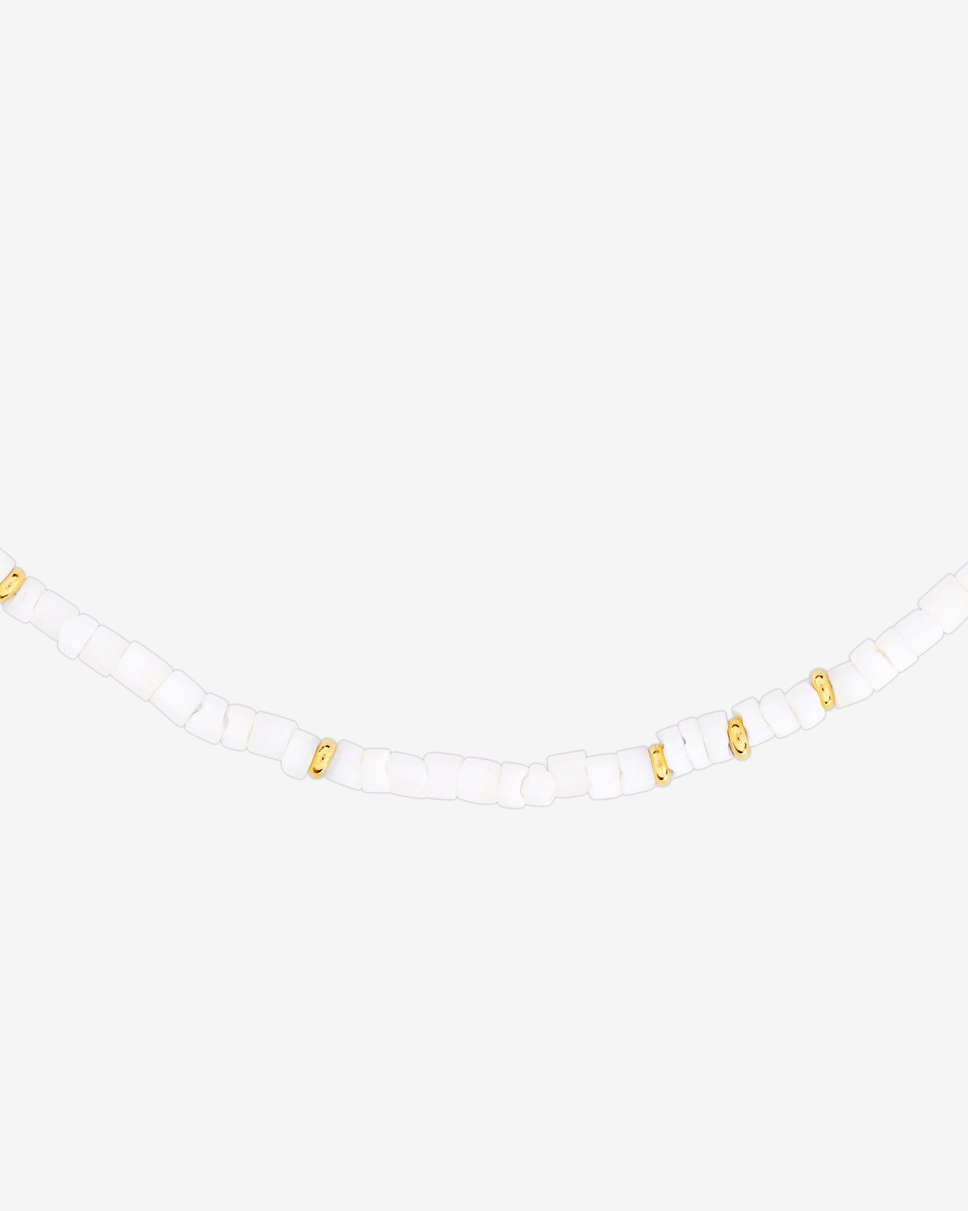 Puka Shell Necklace Gold