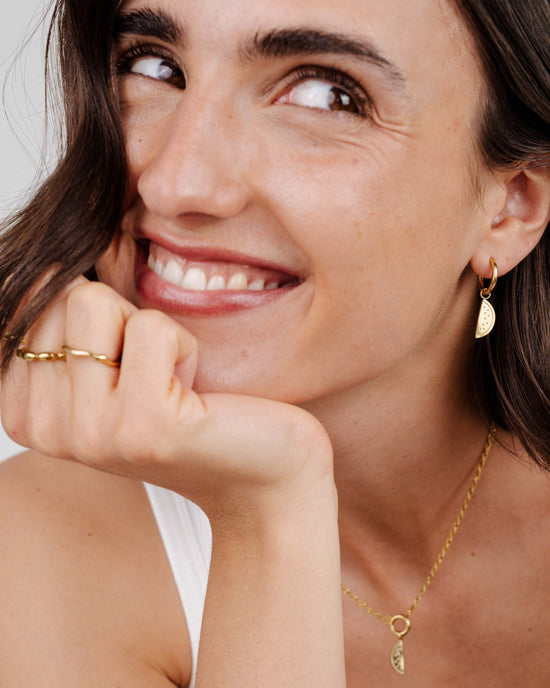 Melony Hoop Set Small Gold