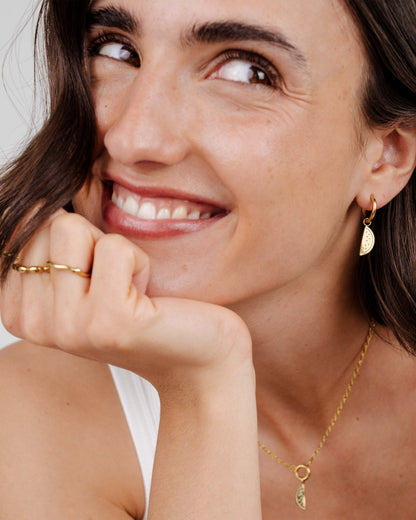 Melony Hoop Set Small Gold