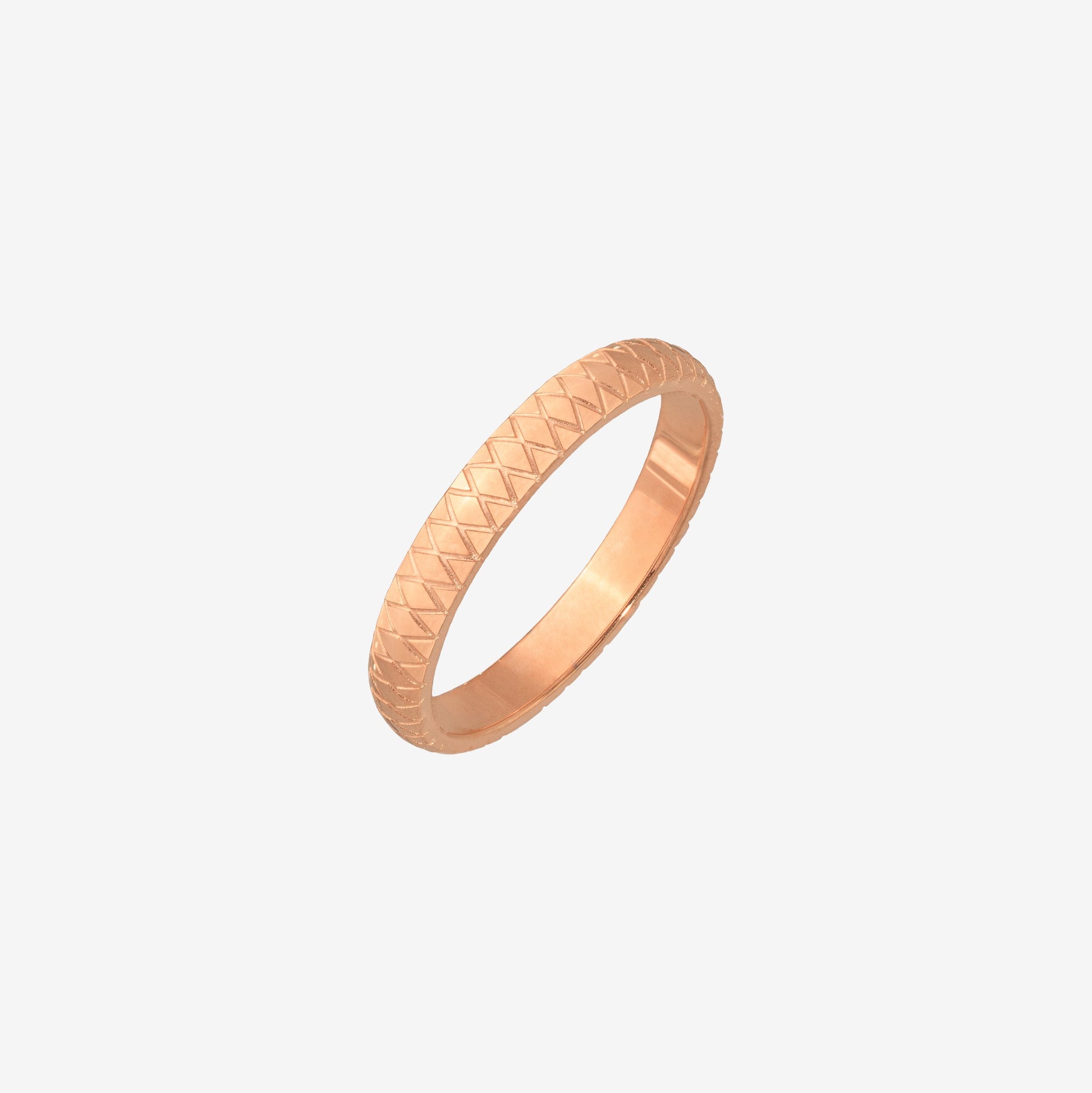 Cute Pattern Ring Rose Gold