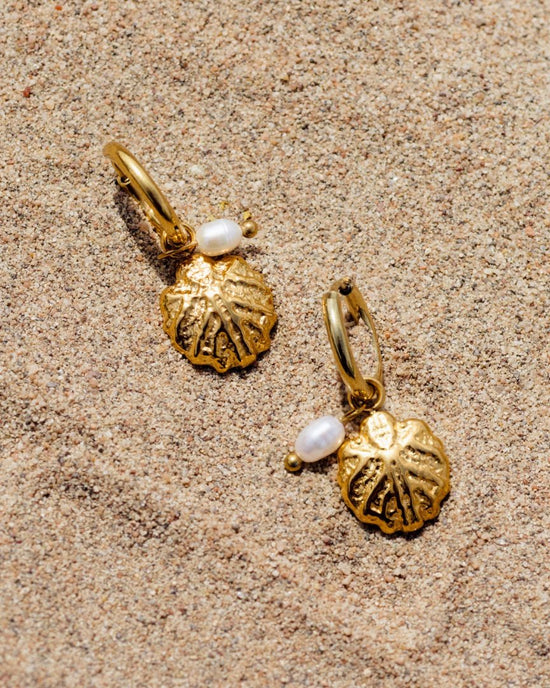Ocean Lovers Hoop Set Small Gold